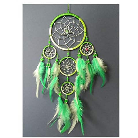 Bali unbranded DREAM CATCHER LIME GREEN silver web DREAMCATCHER boys girls gift Cover