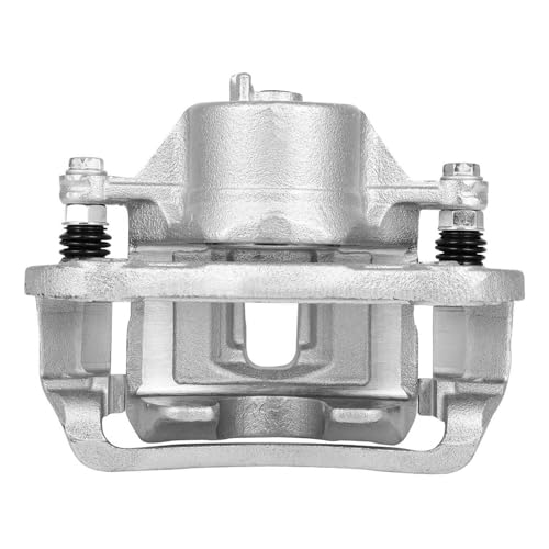 Image of Detroit Axle - Front Left Brake Caliper for 2005-2009 Hyundai Tucson 2005-2010 Kia Sportage Disc Brake Caliper w /Bracket 2006 2007 2008 2009 2010 Replacement Driver Side Assembly