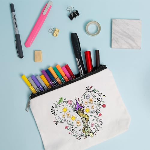 WZJHCL Princess In The Tower Makeup Pouch Castle Cosmetic Kit Bag Princess Storage Pouch Bag (Tower)4