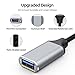 CLAVOOP USB Extension Cable 3ft, USB A 3.0 Extender Male to Female Cord Braided Compatible with Flash Drive, Printer, Camera, Mouse, Keyboard, Headset, Phone