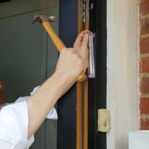 How strong does the mezuah need to be affixed to the doorpost?
