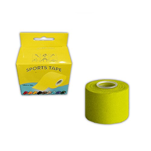 Cinta Sport Tape Sujeta-Espinilleras 10mx4cm Amarillo