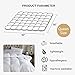 LESNNCIER Down Alternative Comforter, All Season Duvet Insert Queen Size,Quilted Bed Comforter with Corner Tabs, Machine Washable (90