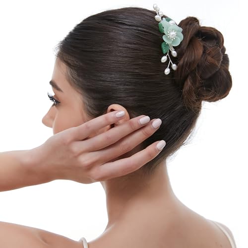 Peine decorativo floral hecho a mano SHIYANG miniatura 2