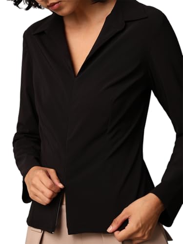 Image of ONLY Women's Cotton Solid Regular Fit Shirt