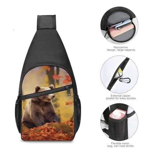 Morrales Sling Bag para Senderismo y Uso Casual miniatura 5