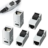 Fiable et durable – Fabriqués avec des matériaux de haute qualité, ces modules Keystone RJ45 garantissent une performance durable et fiable. Les contacts plaqués or et le boîtier blindé en alliage de zinc réduisent efficacement les interférences électromagnétiques (EMI/RFI), garantissant une transmission de signal de haute qualité. L'interface réseau Cat7 blindée empêche efficacement les interférences électromagnétiques, assurant une transmission de signal claire et sans interférence sur de longues distances.
