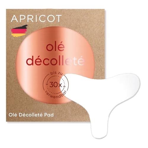APRICOT Dekoltee Pad Antifalten I Silikon Pad zur Hautstraffung am Dekolleté I Anti Wrinkle Patch, dermatol. bestätigt I ohne Hyaluronsäure I 1er Pack