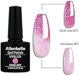 Allenbelle Colour Changing Gel Nail Polish Set Red Series Colour Changing Gel Polish Set Mood Chameleon Soak Off UV LED Thermal Temperature Art Manicure Kit 002 - Image 4