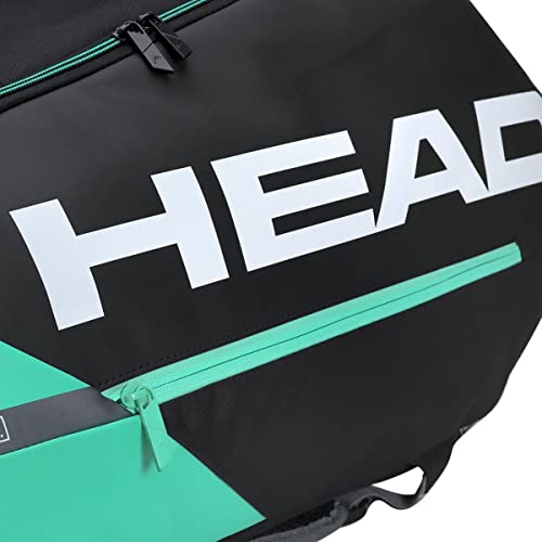 Raqueteira Head Tour Team X9 Preta e Verde Menta