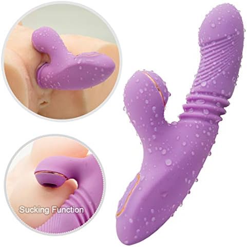 7 Speed Realisti T-hrusting Novelty G S-Po-tter Sucking&Licking Rabbit Vibebrator Toy for Women&Couples Waterproof&Whisper Quie