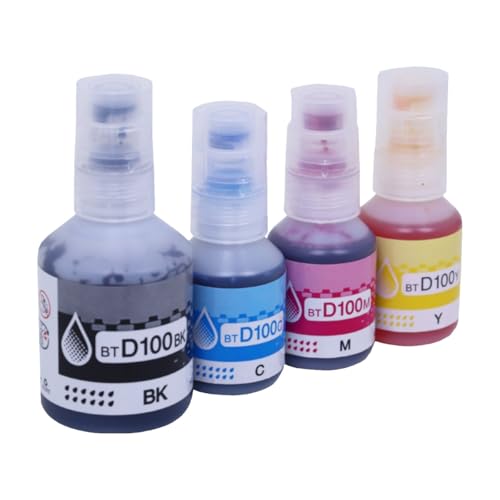 Encre continue compatible BTD100 pour DCP-T735W, idéale télétravail