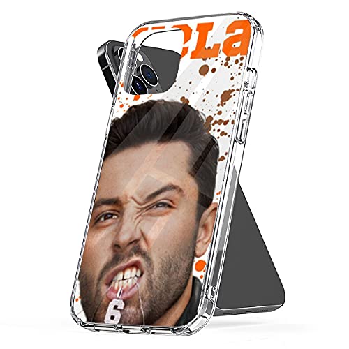 HUUDAT Phone Case Baker Shockproof Mayfield Accessories Cover Protect TPU Compatible with iPhone 15 14 13 12 11 Pro Max Mini X Xs Xr 8 7 6 6s Plus Transparent