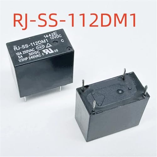 Relais RJ-SS-124DM1 24V-10A 4 broches pour circuit imprimé - 4