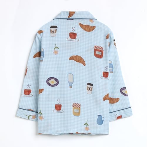 Image of Bamboo Cotton Printed Night Suit for Baby | Sleepwear for Babies | Winter Pajama Set for Kids | Night wear for Baby