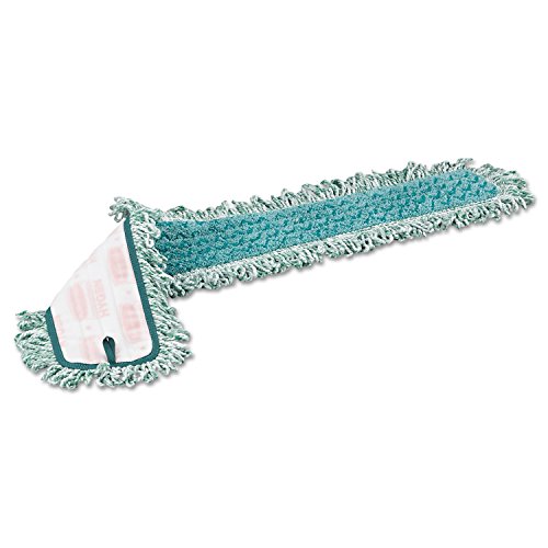 Image of Rubbermaid Commercial HYGEN RCP Q438 RCPQ438 HYGEN Dry Dusting Mop Heads with Fringe, 36 inch, Microfiber (Pack of 6)