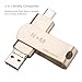 immagine 4Chiavetta USB 3 in 1, espansione di memoria, multi-funzione, tipo C USB 3.0 + micro chiavetta USB compatibile per cellulare/Android/Windows PC (64 GB)