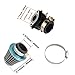 RYTIME PD24J GY6 150cc Carburetor Compatible for Moped ATV Go Kart Scooter 125cc 150cc 4-Stroke 150cc Engine Kazuma Taotao Roketa SunL Baja Eagle Chinese Go Kart GY6 Carb with Air Fuel Filter