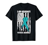 Against Sexual Assault, American Flag T-Shirt