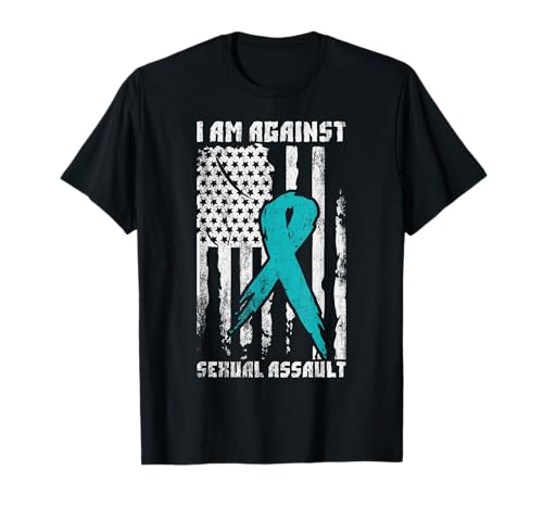 Against Sexual Assault, American Flag T-Shirt
