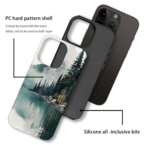 Coque iPhone 15 Pro antichoc douce rigide et coque téléphone hybride