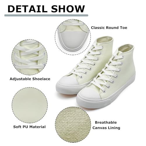 High Top Sneakers for Women Men Classic PU Leather Tennis Shoes Lace Up Fashion Breathable Walking Shoes High Tops2