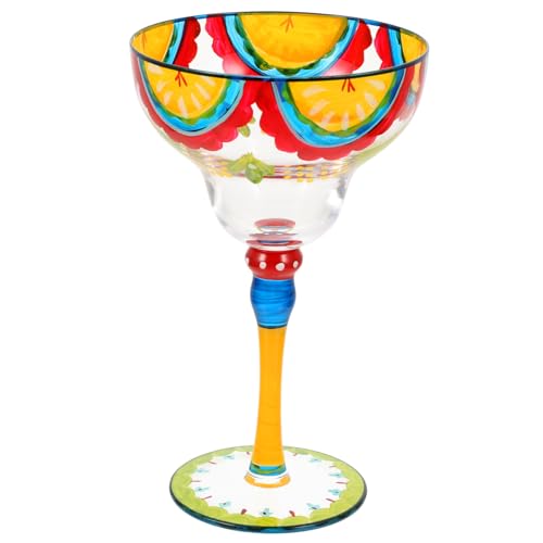 Alipis Ensemble De Verres À Margarita – Verres À Vin Peints Décoratifs Pour La Maison Et Le Bar