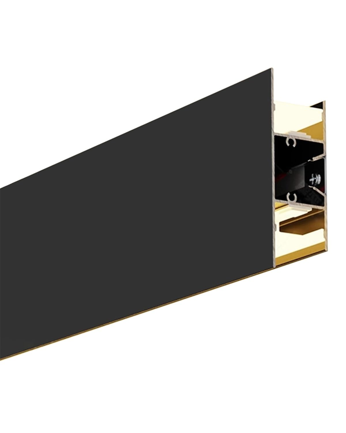 Dimensioni delle modanature per soffitti, Canale diffusore con Modanatura a Corona for soffitto a LED in Metallo, Dimensioni Multiple(16ft (4.9m))