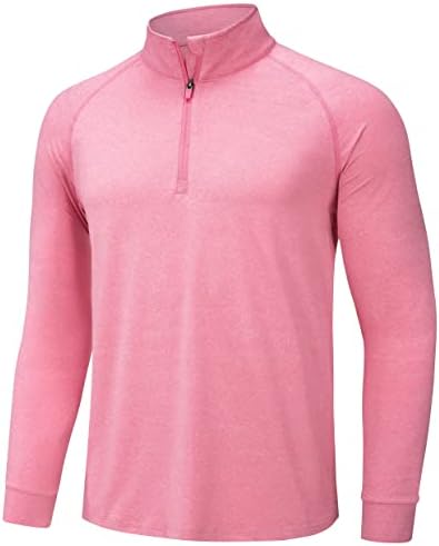 TACVASEN Men’s 1/4 Zip Pullover Shirts Sun
