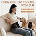 Luma Pet Red Light Therapy - Red Light Therapy Belt for Dogs, Infrared Red Light Therapy Device for Relief Hip, Joint and Back Care (11.81-inch x 7.08-inch)