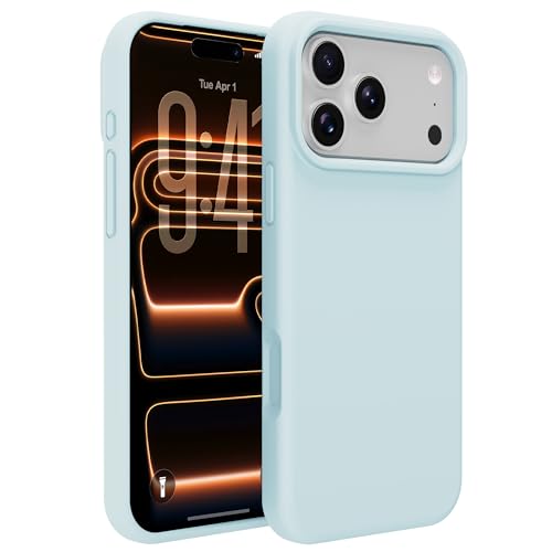 Image of iPhone 17 pro /18 pro Case Silicone(Cloud Blue)
