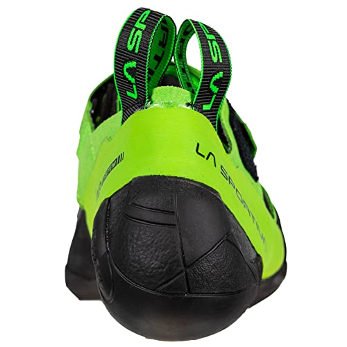 Image of La Sportiva Skwama Vegan - Men's Black /Flash Green 42