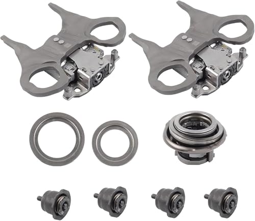 ZPFGOA 6DCT250 DPS6 PS250 Transmission Dual Clutch Shift Fork Kit, Clutch Release Fork Lever Kit Compatible with 2011-up/Fiesta 2012-up/B-MAX/EcoSport 2012-2017 Replace CA6Z7515J, CA6Z7515K