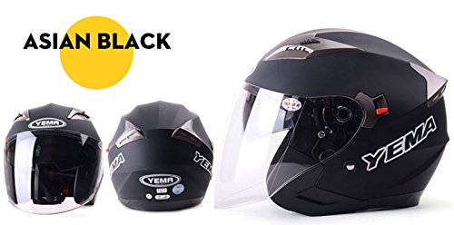 Amazon | YEMA ハーフヘルメット バイクヘルメット オープンフェイス