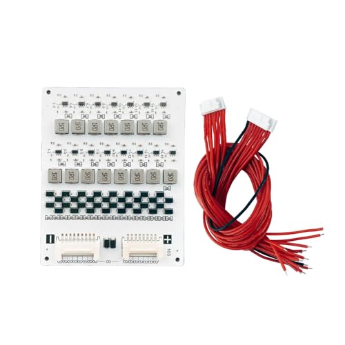 Image of amiciSolar 16S 2A Active Balancer Board for LFP LiFePO4 Lithium Li-ion Lipo LTO Battery Packs - Inductive Energy Equalization for 3.0V~4.2V Cells, Efficient Voltage Balancing