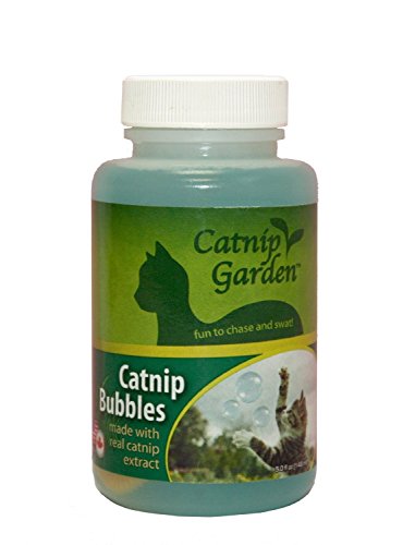 Multipet Catnip Garden Bubbles Toy 5 oz