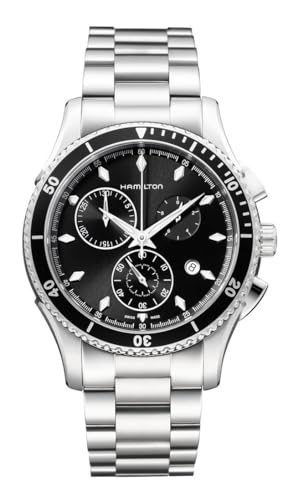 Hamilton Orologio Cronografo Quarzo Uomo con Cinturino in Acciaio Inox H37512131