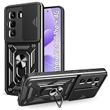 PENGPAI Funda para Infinix Hot 60 Pro+ Plus Case Uso Rudo Protector cámara Soporte Acrílico Carcasa Cover SJ
