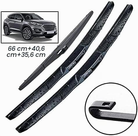 Set spazzole tergicristallo Anteriore e Posteriore, per Hyundai Tucson TL 2016 2017 2018 2019 2020 Parabrezza Parabrezza 26 "16" 14"