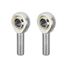 POSB8 Rod End Bearing, 2pcs 1/2-inch Bore Pre-Lubricated 1/2-20 Male Thread Right Hand Heim Joint