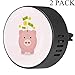 Produktbild Josid Sparschwein Auto Diffusor Vent Clip - 2 Stück Aromatherapie ätherisches Öl Diffusor Air Freshener Vent Clip Medaillon für Auto, Büro, Bad, Küche