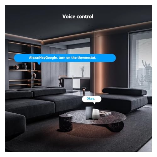 Thermostat intelligent ZigBee Tuya commande vocale et programmation chauffage - 5