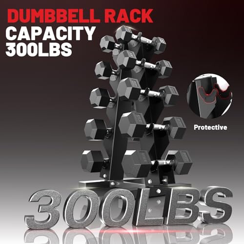 Image of A-Frame Dumbbell Stand, Dumbbell Barbell Storage & T Bar Row for Home Gym
