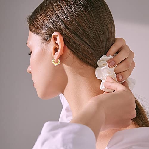 GDDX Orecchini a cerchio cuore in argento sterling...