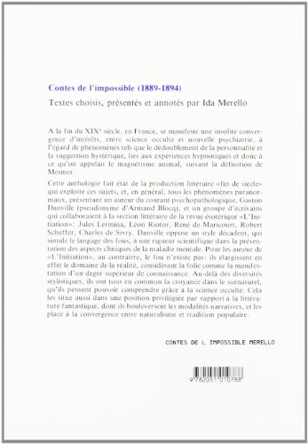 Les Contes de l'Impossible. Textes Choisi