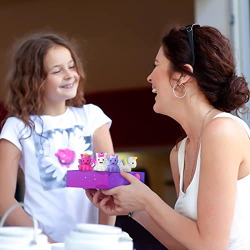 Manaror Unicorn Squeeze Toys Mini Cute Mochi Colorful Soft Stress Relief Squishy Toys Party Favor Birthday Gifts Classroom Prizes For Kids（12Pcs） #TOP5