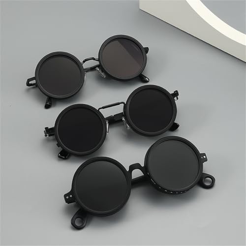 Preferablen Sunglasses, Adjustable Tint Rounded Polarized Lenses Retro Sunglasses, UV Protection Personalized Glasses Woman2