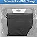 ELONN Wrangler Hard Top Freedom Panel Storage Bag,Hardtop Roof Panel Storage Case for Jeep Wrangler JK JL 2/4Dr 2007-2024,Dual Compartment Bag with Soft Inner Flaps