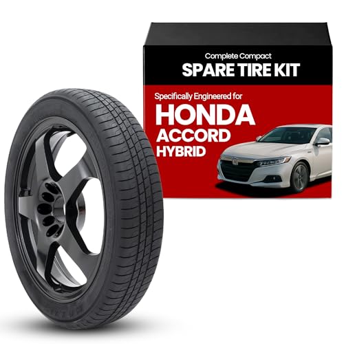 Modern Spare - Fits 2013-2025 Honda Accord Hybrid - Compact Spare Tire Kit & Accessories - Wheel & Tires Only