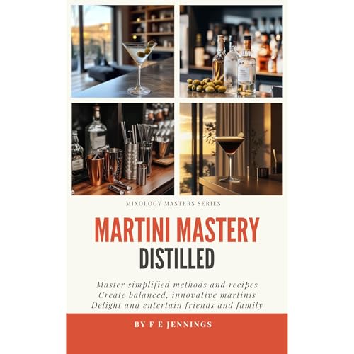 Martini Mastery Distilled Audiolibro Por Frank Jennings arte de portada